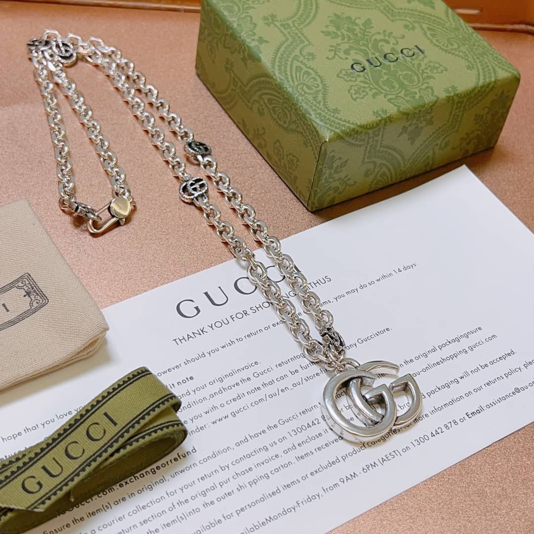 Replica Gucci Silver Necklace